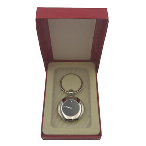 American Construction Services Inc Keychain Pocket Watch Quartz w Gift Box